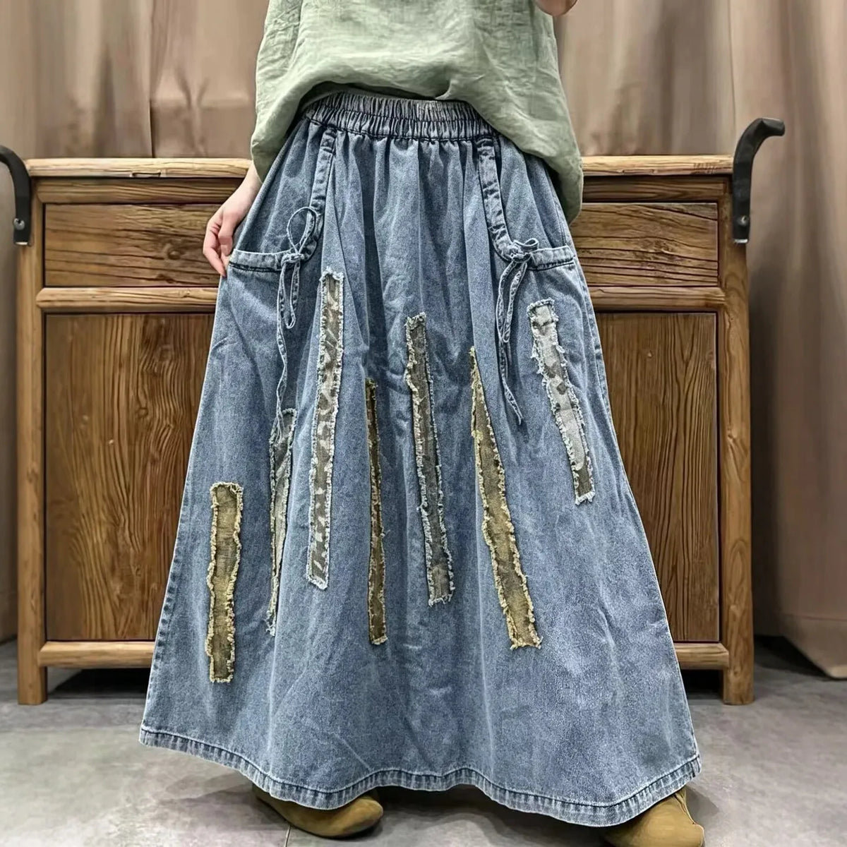 Odette Denim Skirt