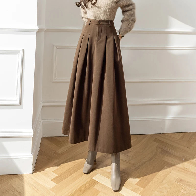 Nora Woolen Skirt