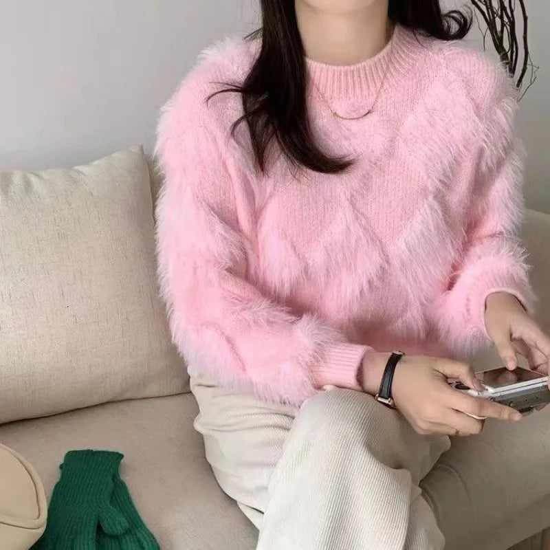 Iris Fluffy Knit Sweater