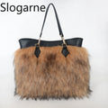 Wild Muse Faux Fur Tote Bag