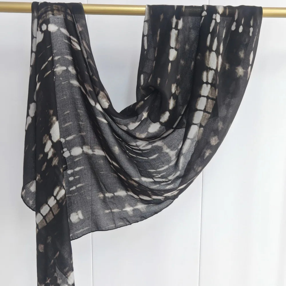 Crimson Petal Printed Scarf