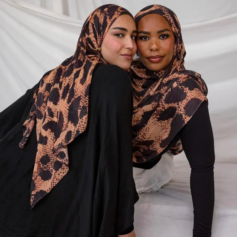 Cocoa Splash Printed Hijab