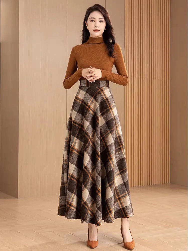 Colette Plaid Skirt