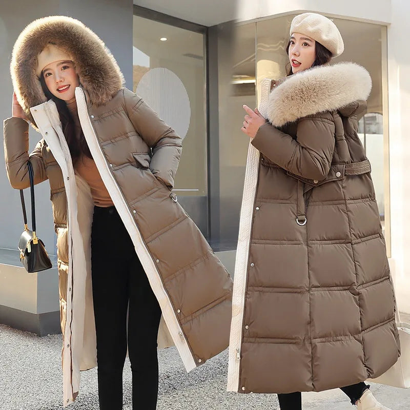Cocoa Hooded Puffer