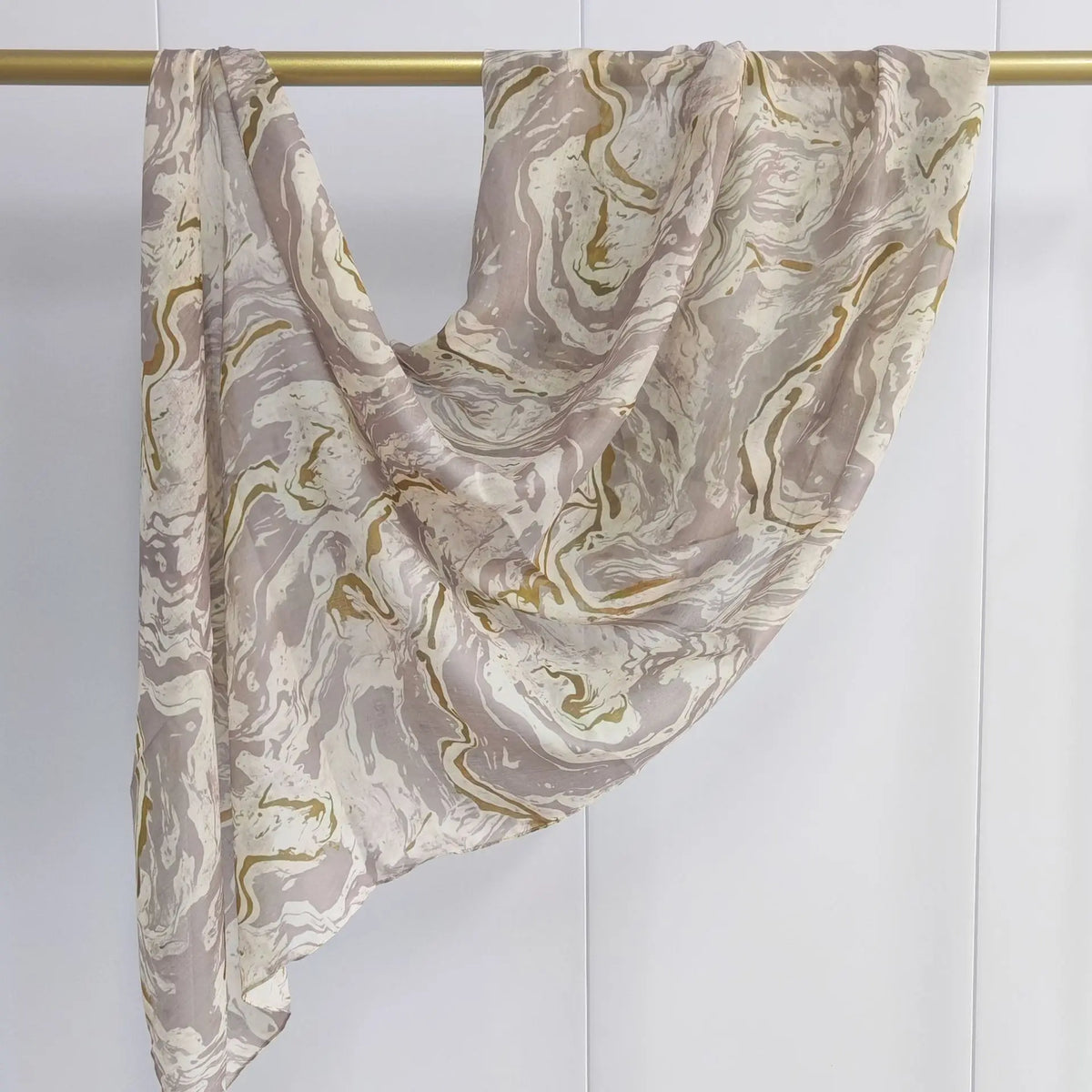Crimson Petal Printed Scarf
