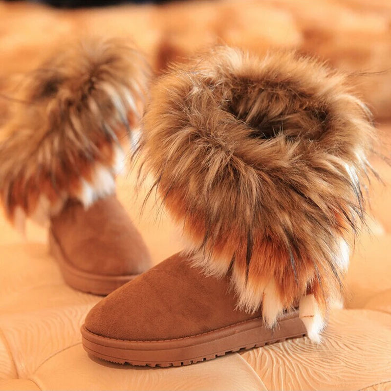 Cinnamon Fluff Boots