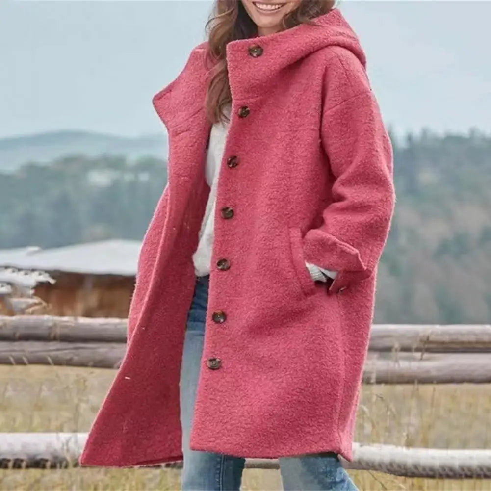 Rosewood Button Coat