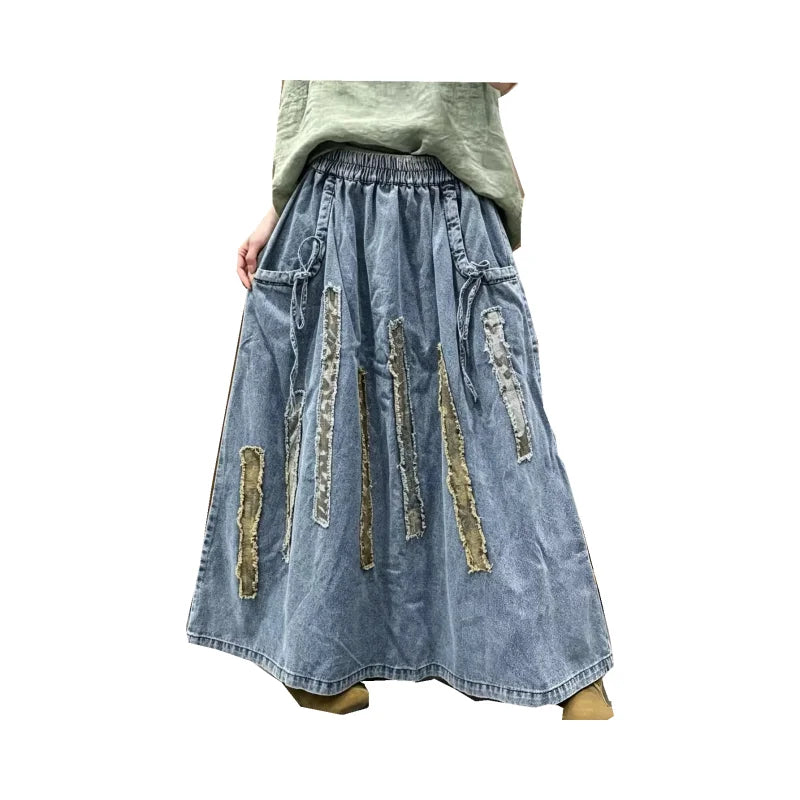 Odette Denim Skirt