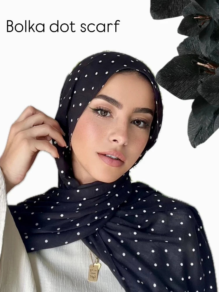 Starlight Polka Dot Hijab