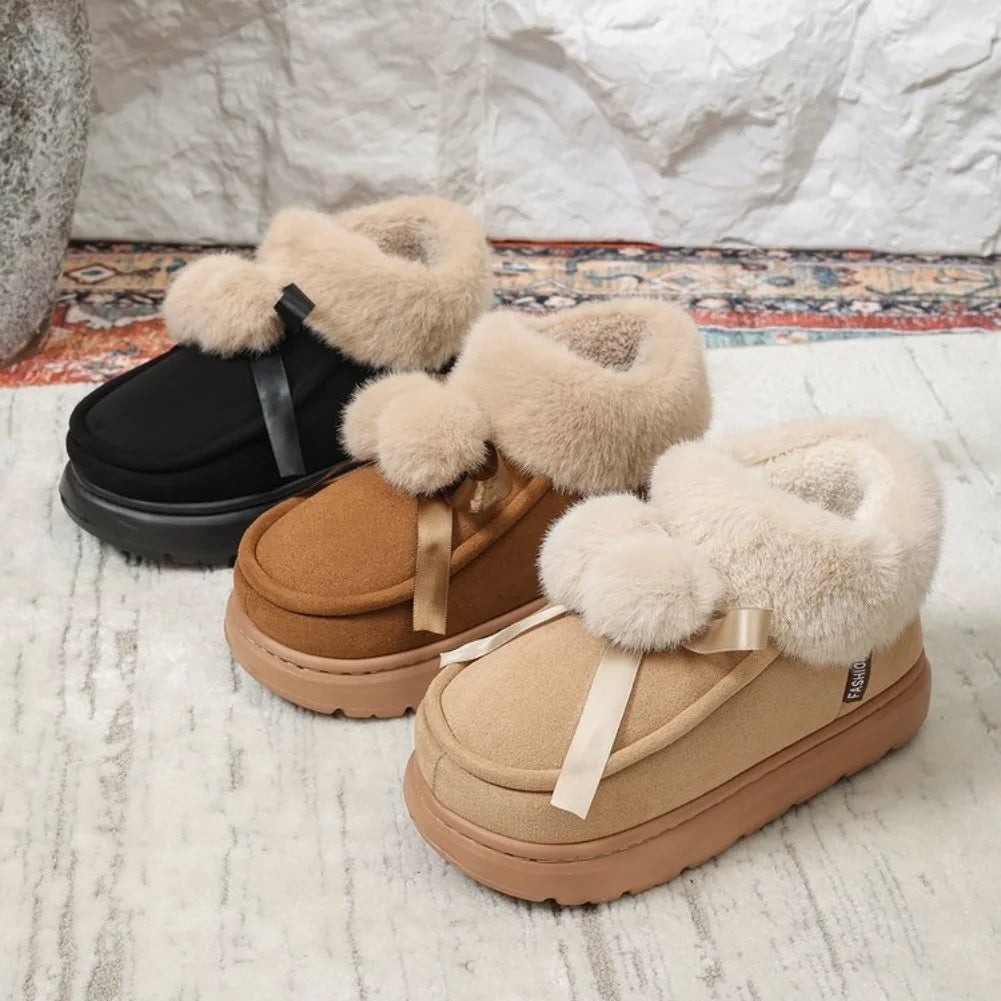 Maple Pom Boots