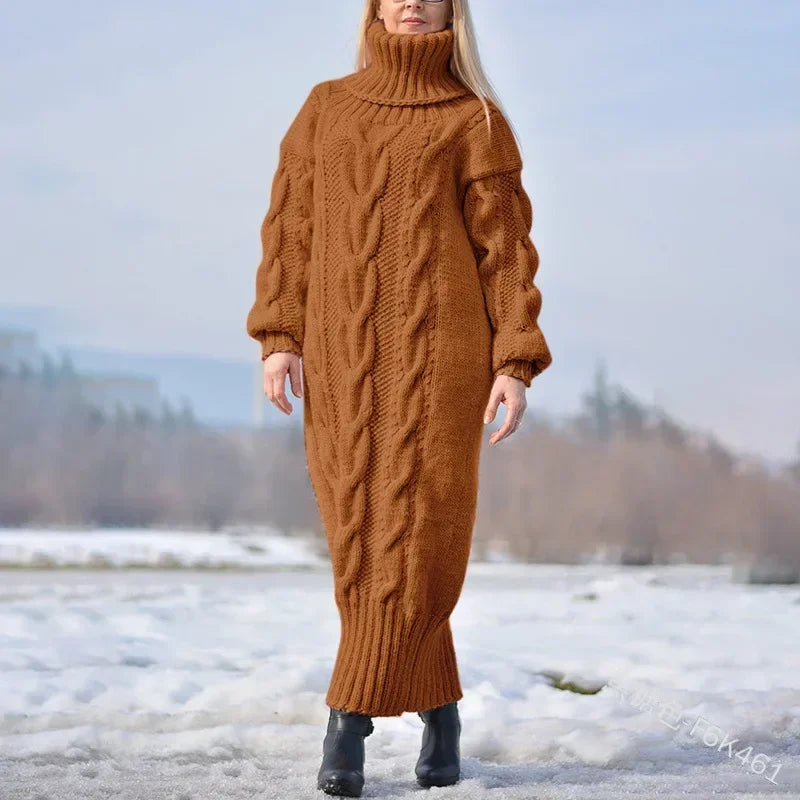 Amara Cable Knit Maxi Dress