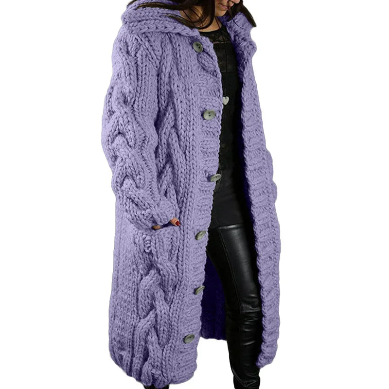 Sky Cable Knit Cardigan