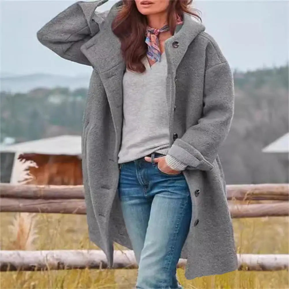 Rosewood Button Coat