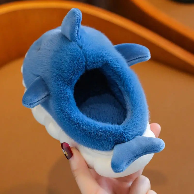 Mint Shark Slippers