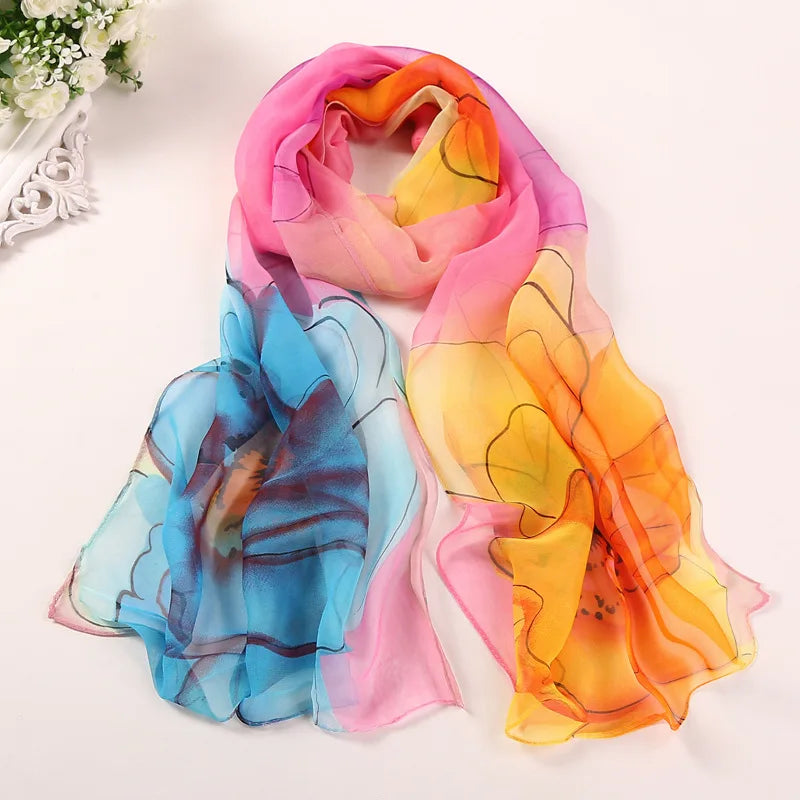 Rainbow Whisper Scarf