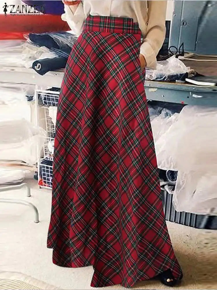 Ines Check Skirt