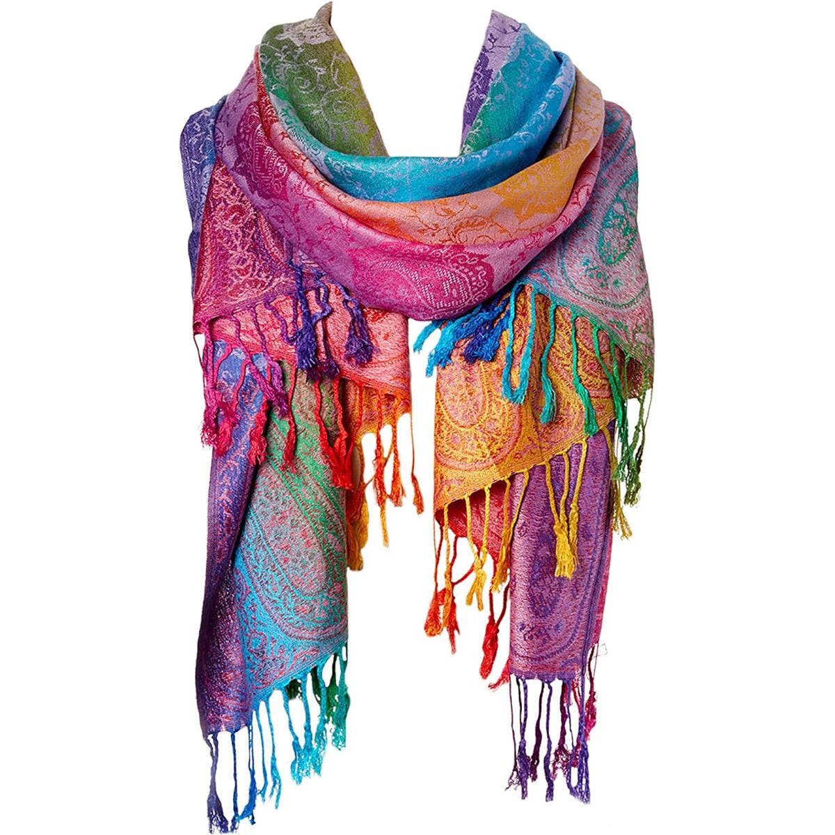 Colorburst Satin Wrap