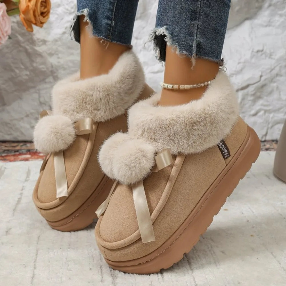 Maple Pom Boots