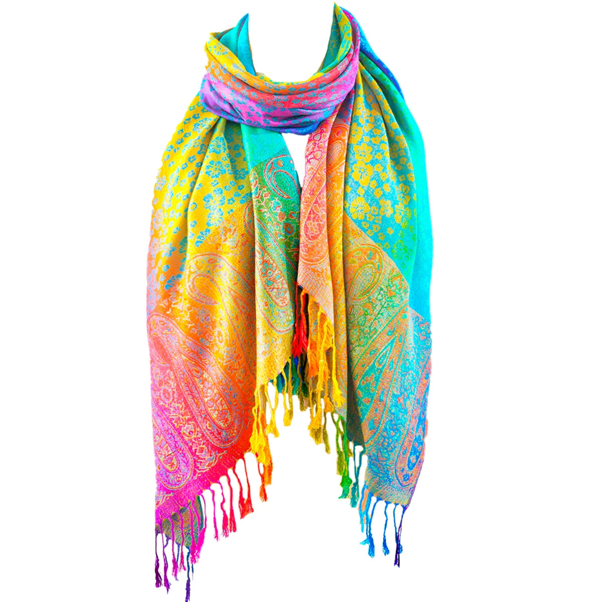 Colorburst Satin Wrap