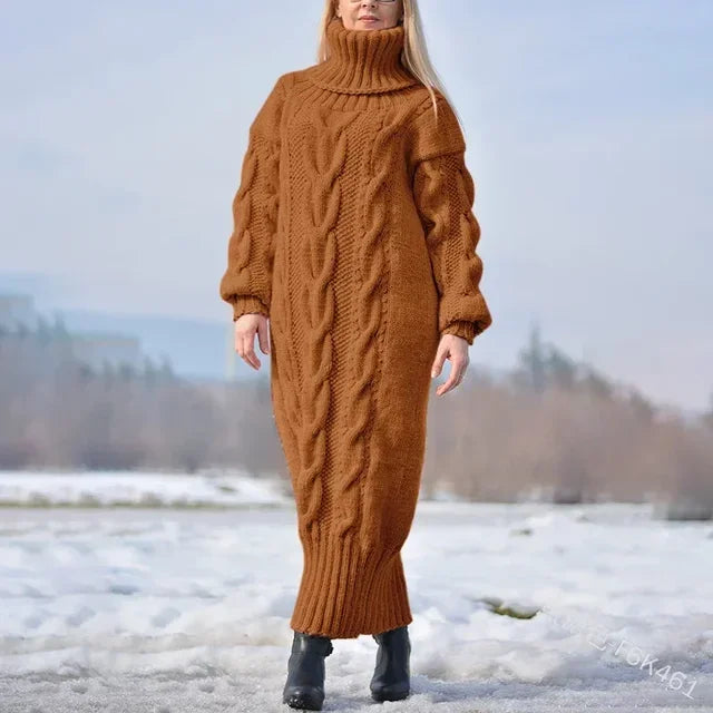 Amara Cable Knit Maxi Dress