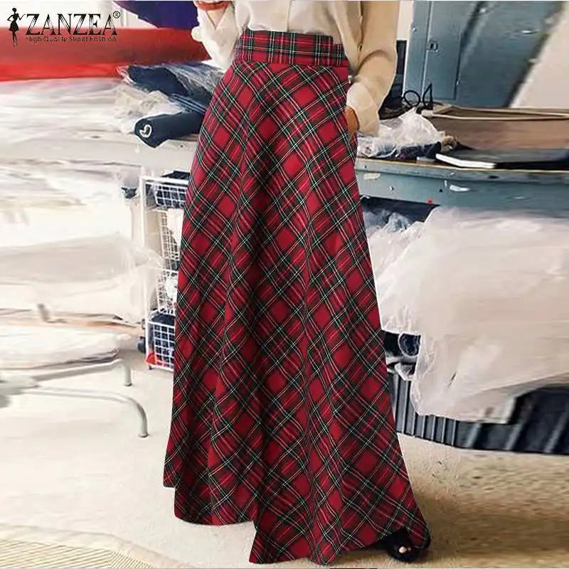 Ines Check Skirt