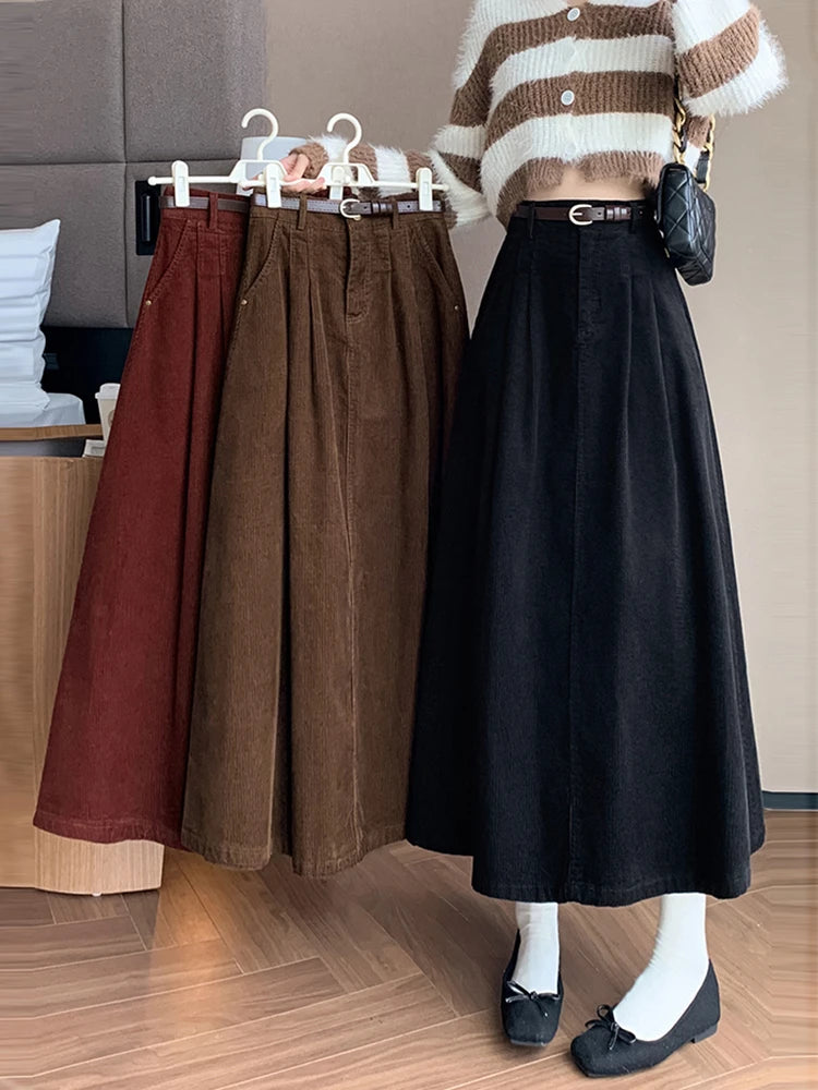 Bordeaux Maxi Skirt
