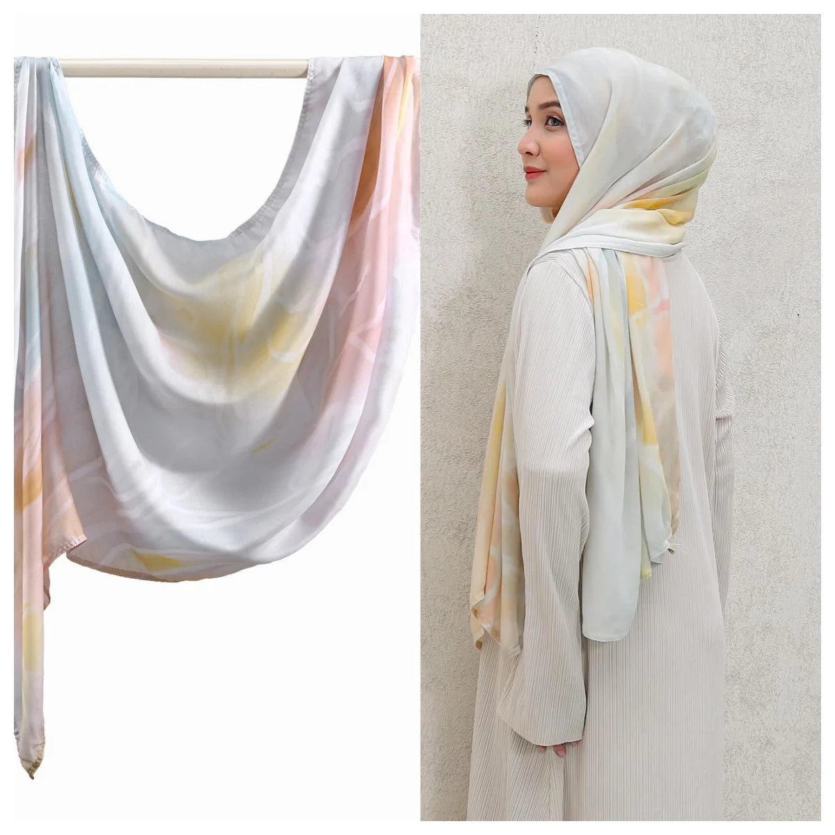 Watercolor Muse Hijab