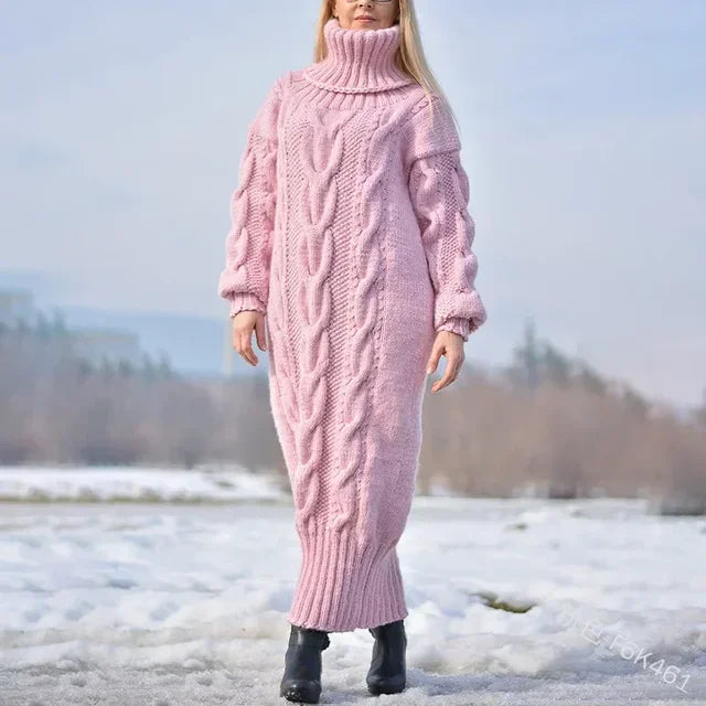 Amara Cable Knit Maxi Dress