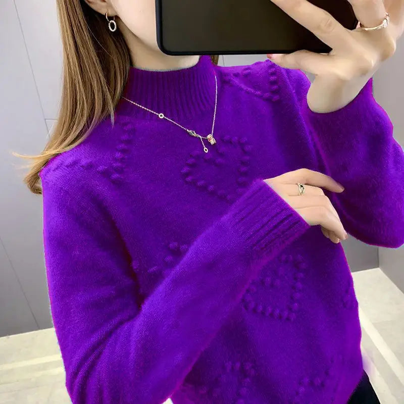Jade Textured Knit Sweater