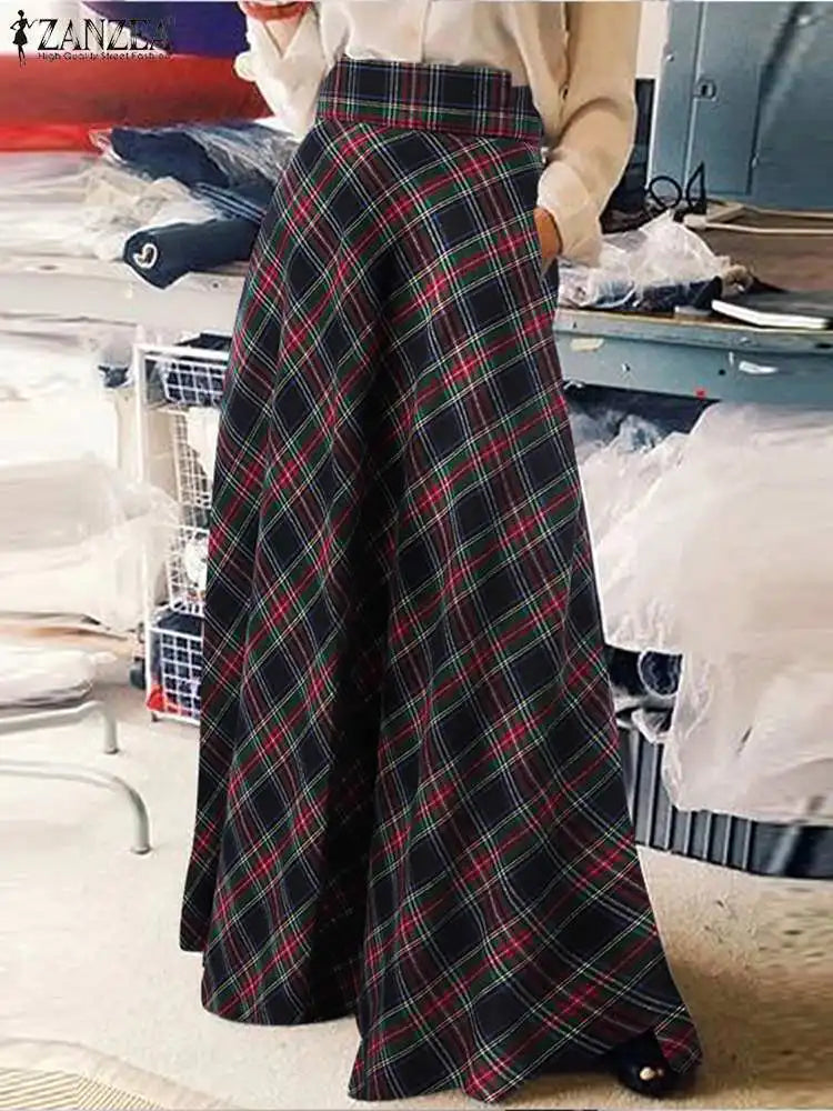 Ines Check Skirt