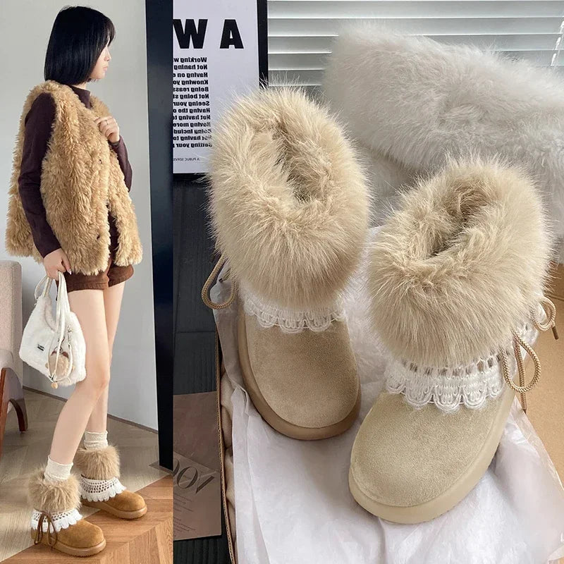 Nordic Lace Boots
