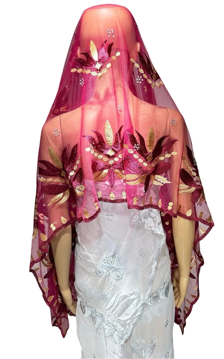 Autumn Petal Floral Scarf
