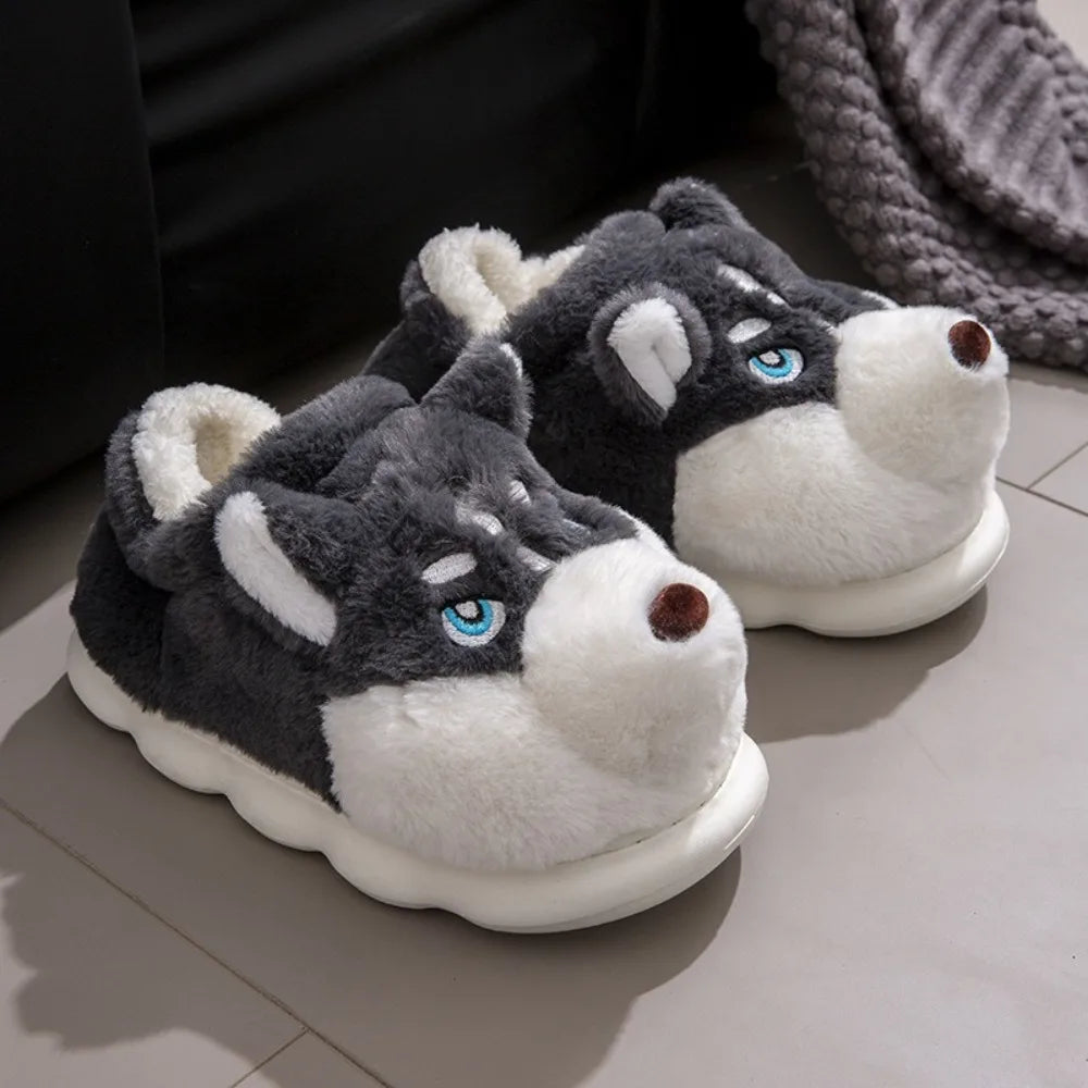 Grey Buddy Slippers