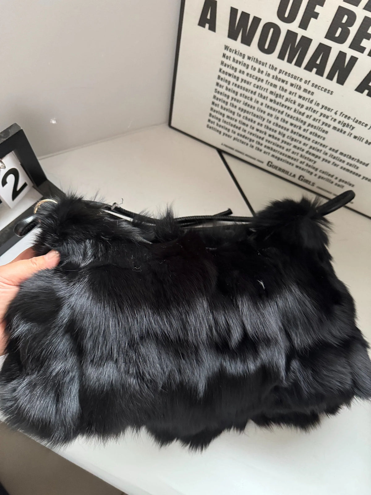 Ivory Puff Statement Bag