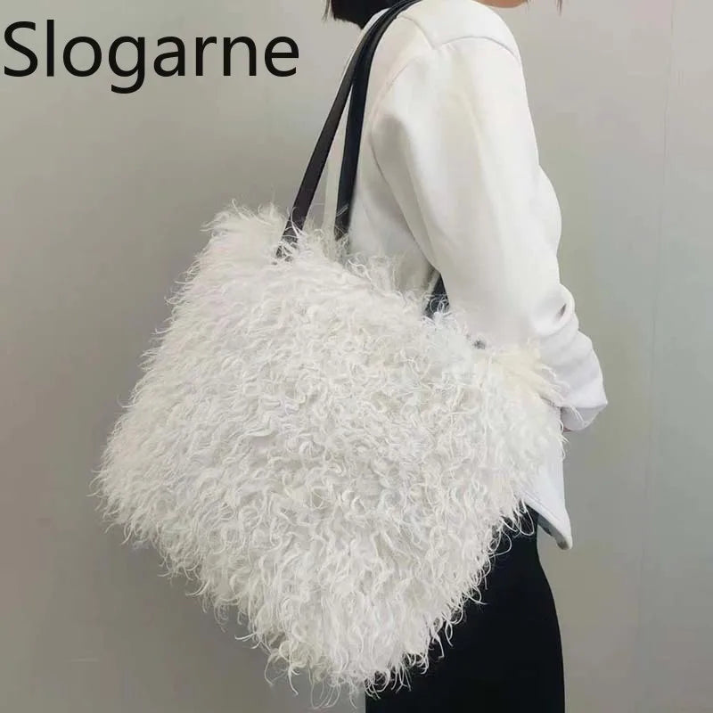 Tangerine Fluff Tote Bag