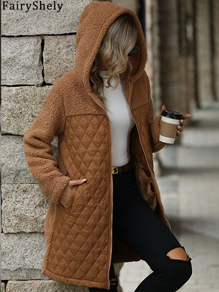 Cinnamon Quilted Coat