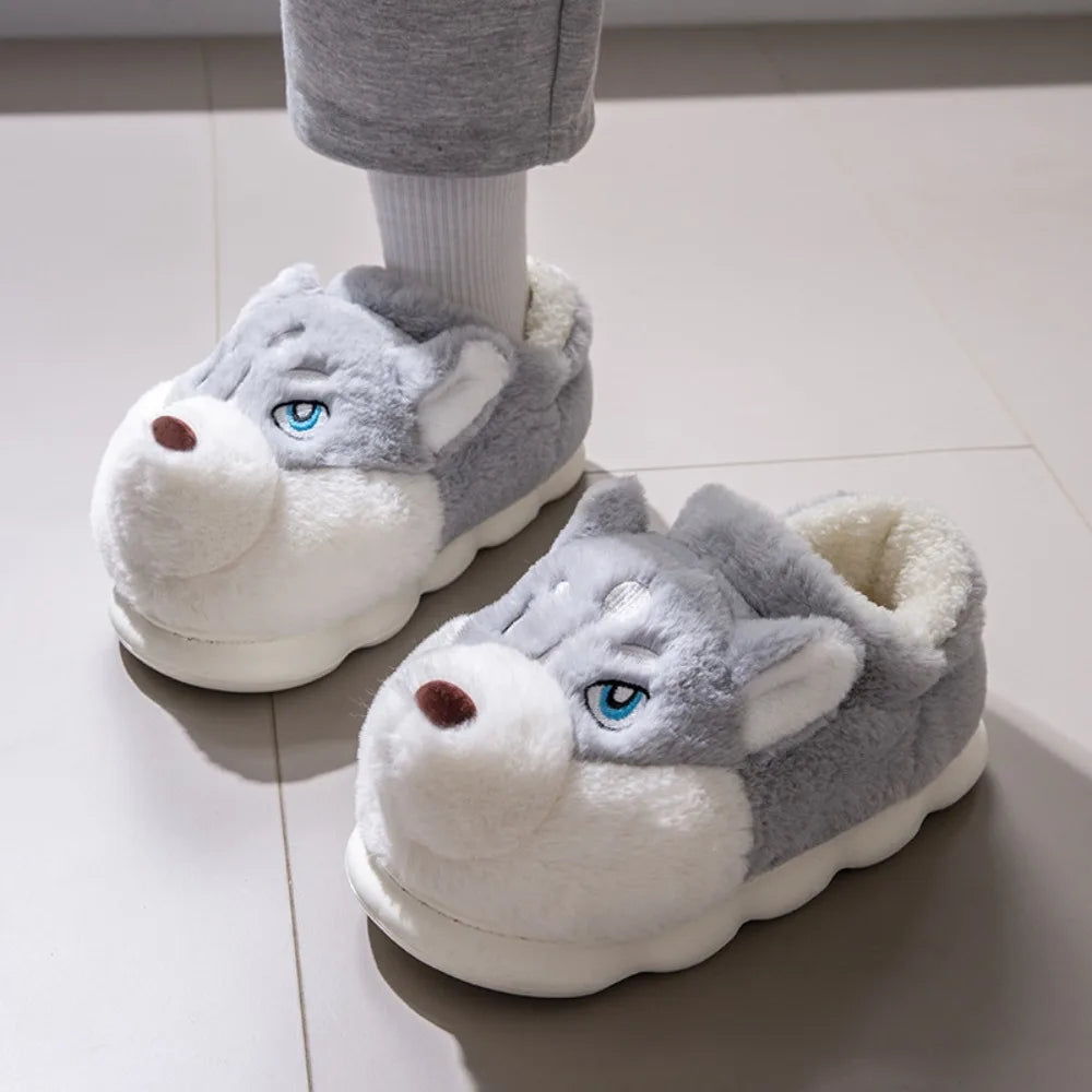 Grey Buddy Slippers