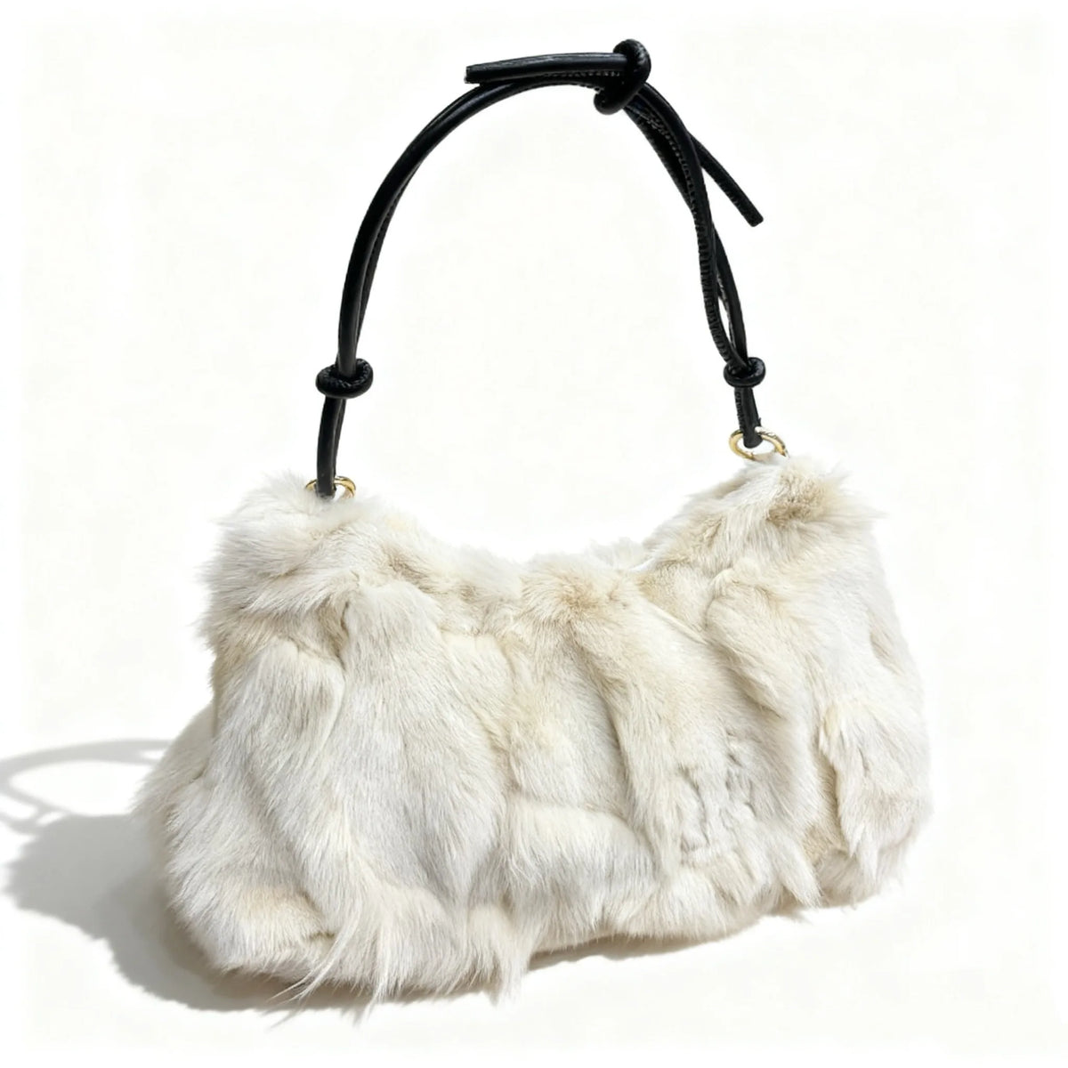 Ivory Puff Statement Bag