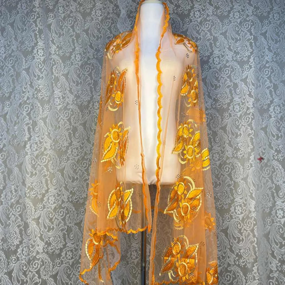Autumn Petal Floral Scarf