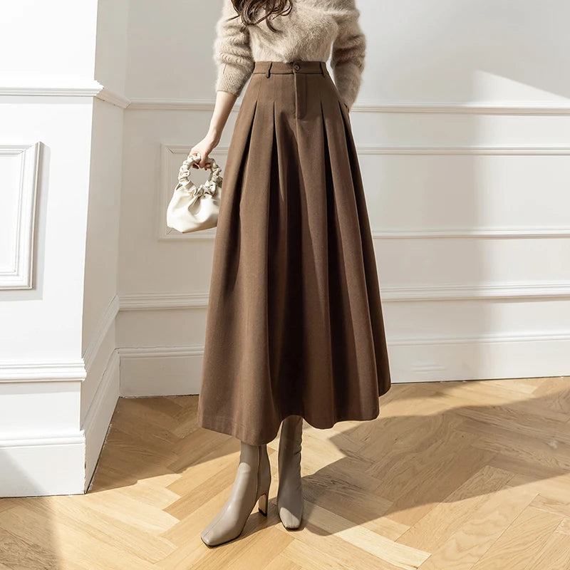 Nora Woolen Skirt