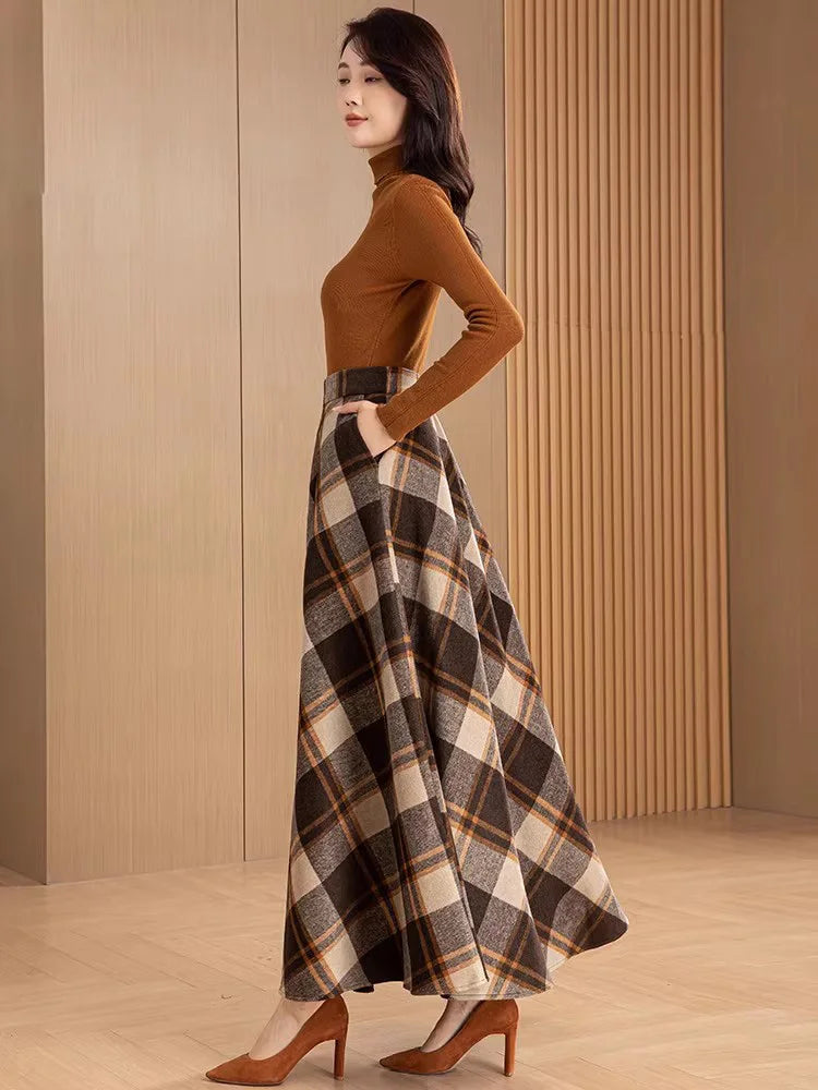 Colette Plaid Skirt