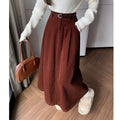 Bordeaux Maxi Skirt