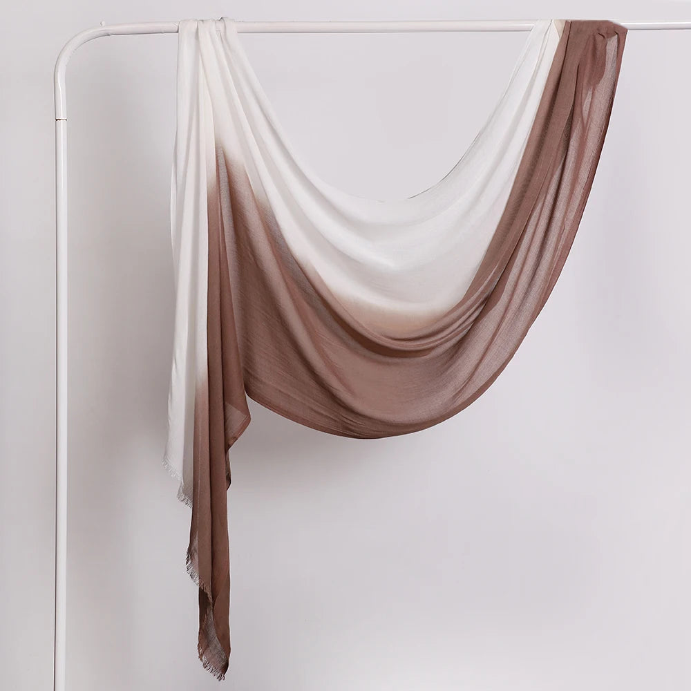 Honey Cream Two-Tone Hijab