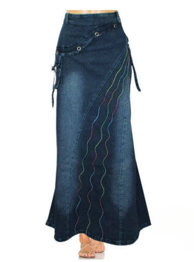 Noelle Denim Skirt