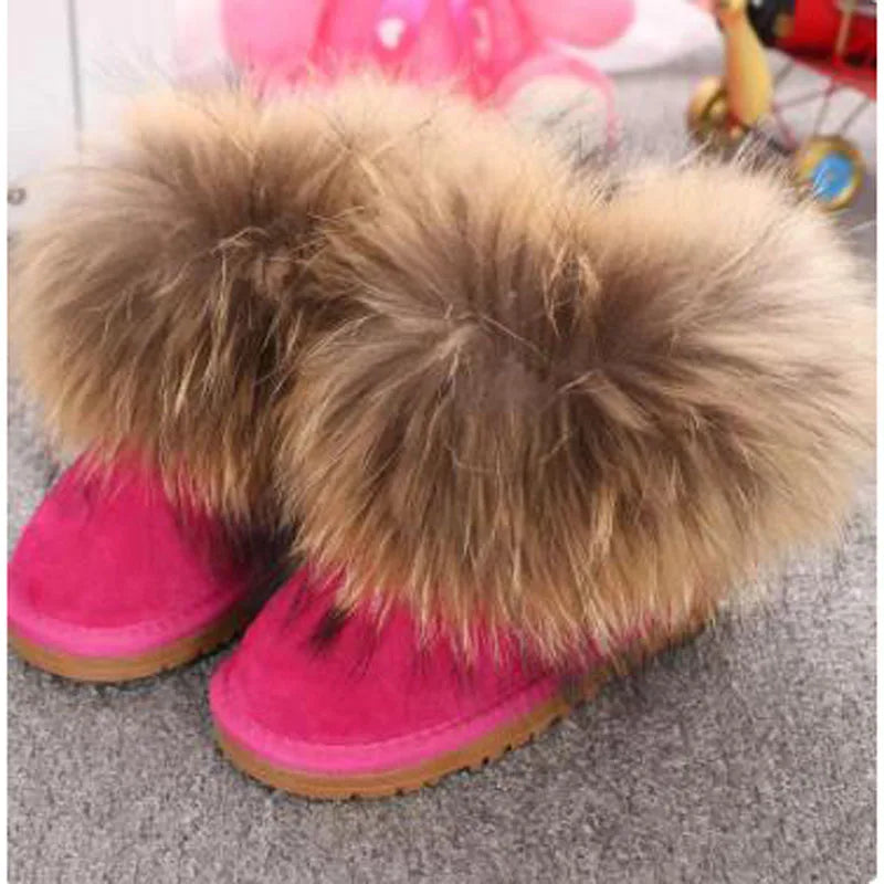 Fluffy Crown Boots