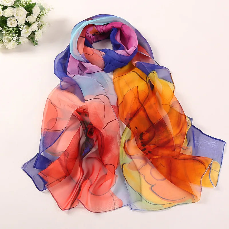 Rainbow Whisper Scarf