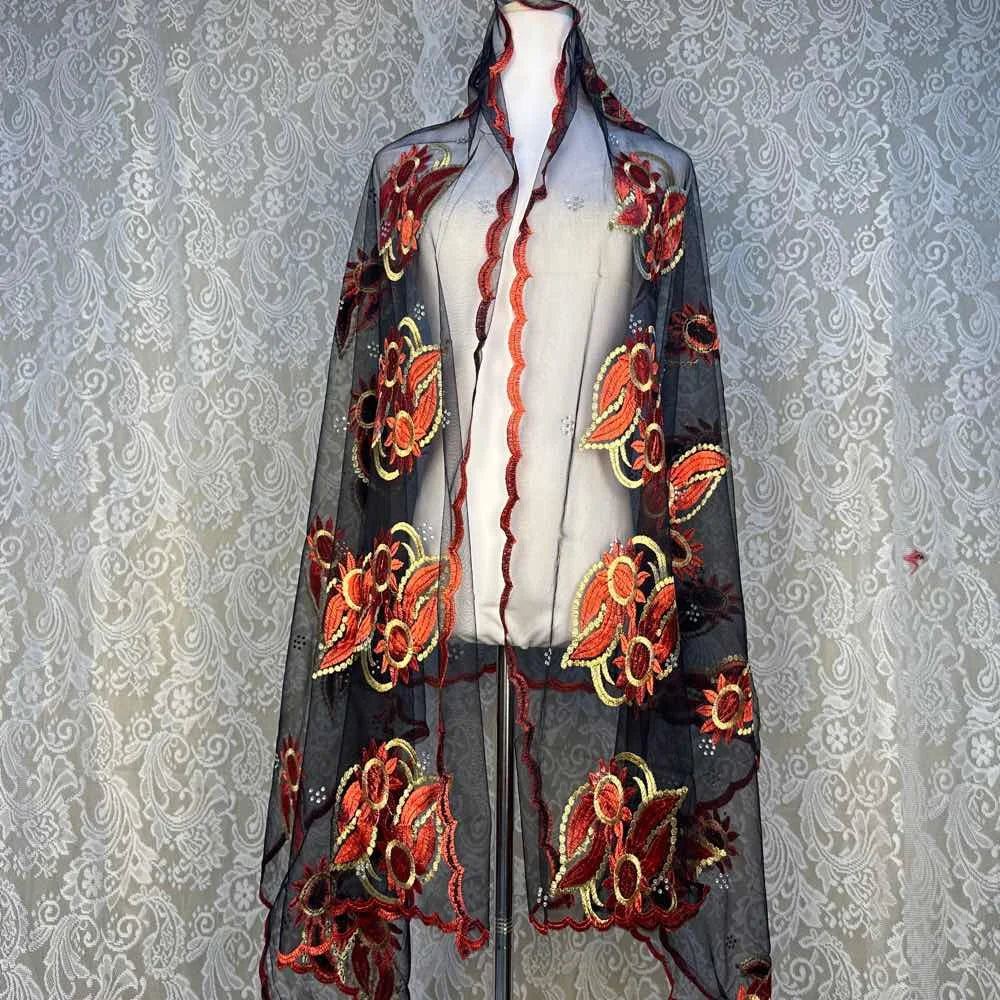 Autumn Petal Floral Scarf