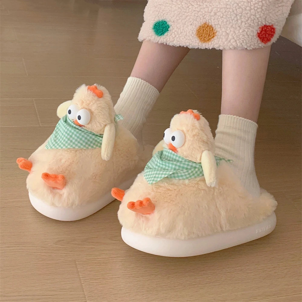 Peachy Chick Slippers