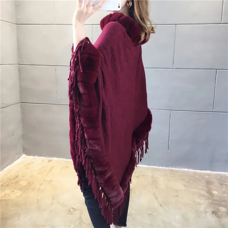 Luna Fringe Poncho