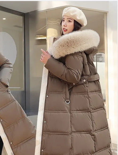 Cocoa Hooded Puffer